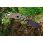 ESP Multi-purpose Folding Knife RESCUE, Smooth Blade - Tan - obrazek 3