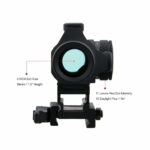 VO MAVERICK Gen2 1x22 Red Dot Sight, QD RIS - Black - obrazek 4