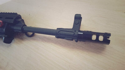 CNC muzzle break type A - negative 14- - obrazek 2