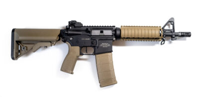 Delta Armory M4 CQB-R BRAVO - Black/Tan - obrazek 2
