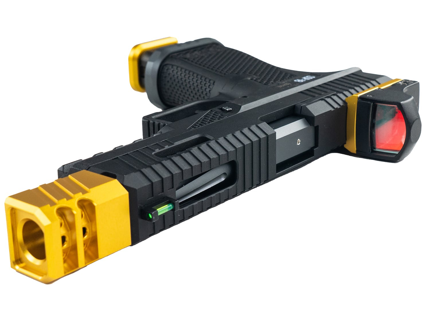 Novritsch MICRO V2 Red Dot Mount Plate for SSP18 Pistol - Red OD-A-NOVRITSCH113-RED asgbox.pl Novritsch MICRO V2 Red Dot Mount Plate for SSP18 Pistol - Red - obrazek 3