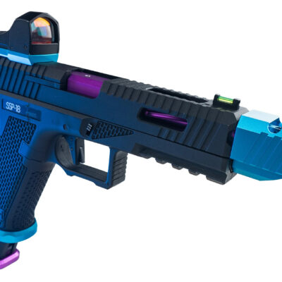 Alternative view of Novritsch SSP18 Pistol Compensator, 14 mm CCW - Red