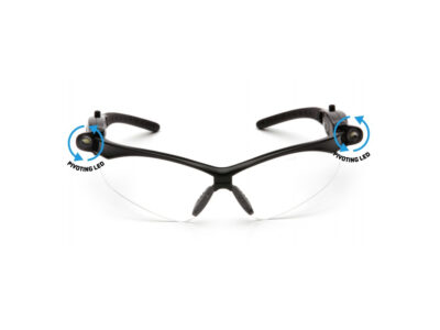 Protective goggles PMXTREME LED ESB6310STPLED, anti-fog - clear - obrazek 2