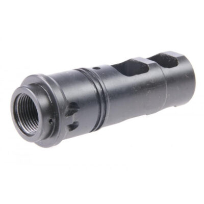Alternative view of Angry Gun QD Muzzle Brake SOCOM556 TYPE-A (Full Markings), 14- mm (CCW) - Black