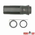 Angry Gun QD Flash Hider SOCOM556 PRONG TYPE 4 (Full Markings), 14-mm (CCW) - Black - obrazek 4