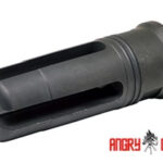Angry Gun QD Flash Hider SOCOM556 PRONG TYPE 4 (Full Markings), 14-mm (CCW) - Black - obrazek 3