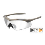 Goggles VAPOR Smoke Grey  plus  Clear  plus  Light Rust/Matte Tan - obrazek 2