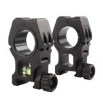 M10 Mount Rings 25.4mm / 30mm - Black - obrazek 3