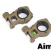 M10 Mount Rings 25.4mm / 30mm - TAN OD-A-AIMO095-TAN asgbox.pl