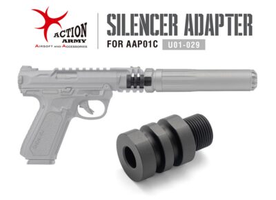 AA Silencer Adapter (14- mm CCW) for AAP-01C - Black - obrazek 5