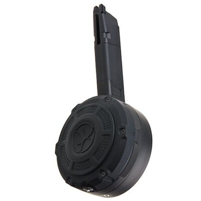 AA Drum Magazine for AAP-01 and G-series GBB, 350 BBs - Black