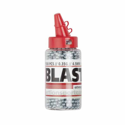ASG BLASTER 0.35 g Airgun Steel Pellets 4.5 mm, 1500 Pieces - Silver