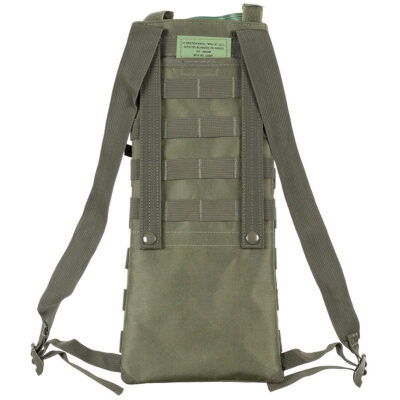 Alternative view of MOLLE bag of water 2.5 liters - green