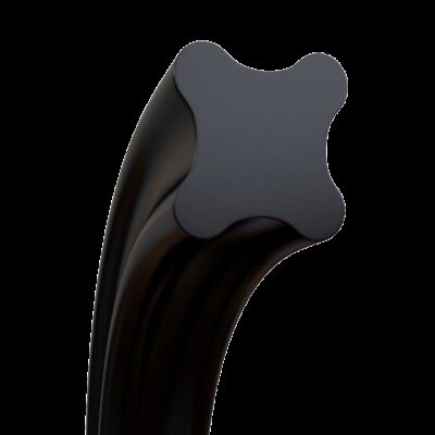 Alternative view of X-ring for pistol head or cylinder head