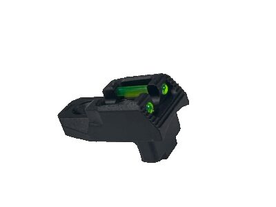 AA MIM Fiber-Optic Metal Rear Sight for AAP-01 - Black