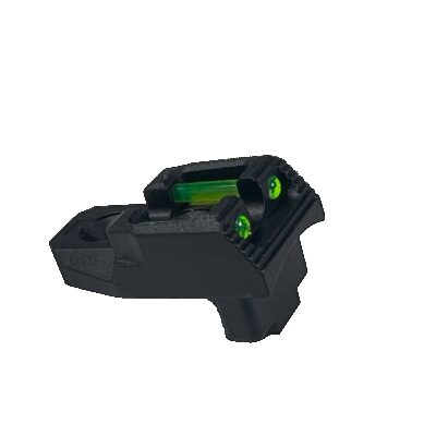 AA MIM Fiber-Optic Metal Rear Sight for AAP-01 - Black