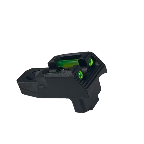 AA MIM Fiber-Optic Metal Rear Sight for AAP-01 - Black