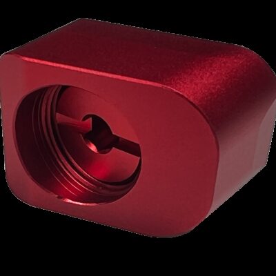 Alternative view of AA CNC Aluminum Enlarged CO2 Magazine Base Plate AAP-01 - Red