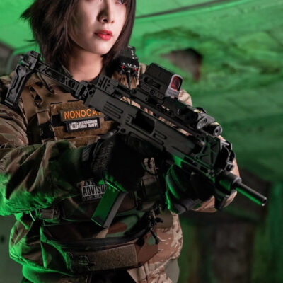 Alternative view of Aluminum M-Lok Handguard for MP2A1/UZI - GBB