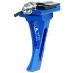CNC Aluminum Advanced Speed Trigger (Style D) (Blue) for EVO - obrazek 3