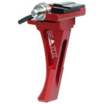 CNC Aluminum Advanced Speed Trigger (Style D) (Red) for EVO - obrazek 3