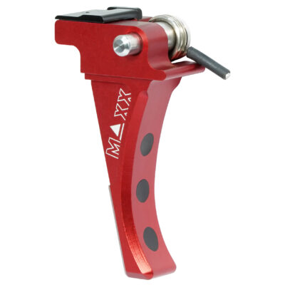 Alternative view of CNC Aluminum Advanced Speed Trigger (Style D) (Red) for EVO