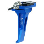 CNC Aluminum Advanced Speed Trigger (Style E) (Blue) for EVO - obrazek 3