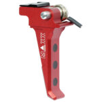 CNC Aluminum Advanced Speed Trigger (Style E) (Red) for EVO - obrazek 2