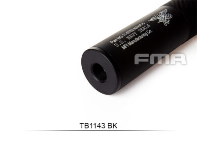FMA U.S. Navy Seals Type Silencer 35x198 mm - Black - obrazek 4