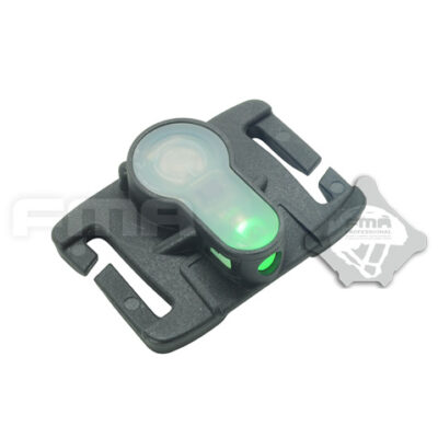 FMA MOLLE System Strobe Light Dark Earth, Black Case - Green