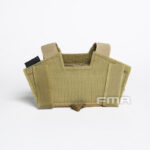 FMA Helmet Pouch for NVG Battery Box / Counterweight, Velcro - Tan - obrazek 2