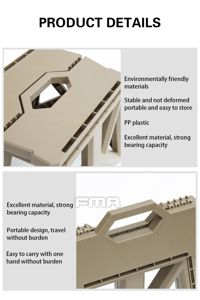 FMA Handiness Folding Chair - Black OD-A-TB1460-BK asgbox.pl FMA Handiness Folding Chair - Black - obrazek 4