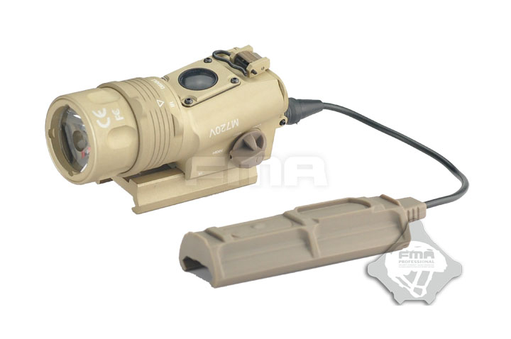 FMA M720V Weapon LED Light, Upgraded Version - Tan OD-A-TB968-DE asgbox.pl FMA M720V Weapon LED Light, Upgraded Version - Tan