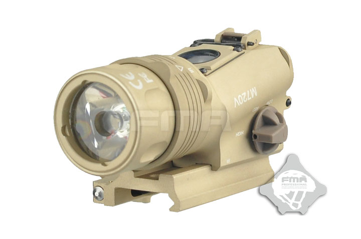 FMA M720V Weapon LED Light, Upgraded Version - Tan OD-A-TB968-DE asgbox.pl FMA M720V Weapon LED Light, Upgraded Version - Tan - obrazek 4