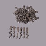 FMA LaRue RIS Rail IndexClips Replica, 60 Pieces - Green