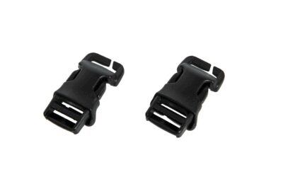 Plastic Buckle Up Adapters - Black
