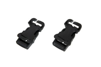 Plastic Buckle Up Adapters - Black - obrazek 2