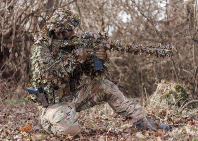 Novritsch Helmet 3D Camo Cover - Flecktarn - obrazek 5