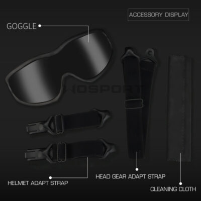 Alternative view of Ant-shaped Goggles - Olive Green, Clear