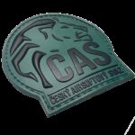 3D PVC Czech Airsoft Association Patch - Green - obrazek 2