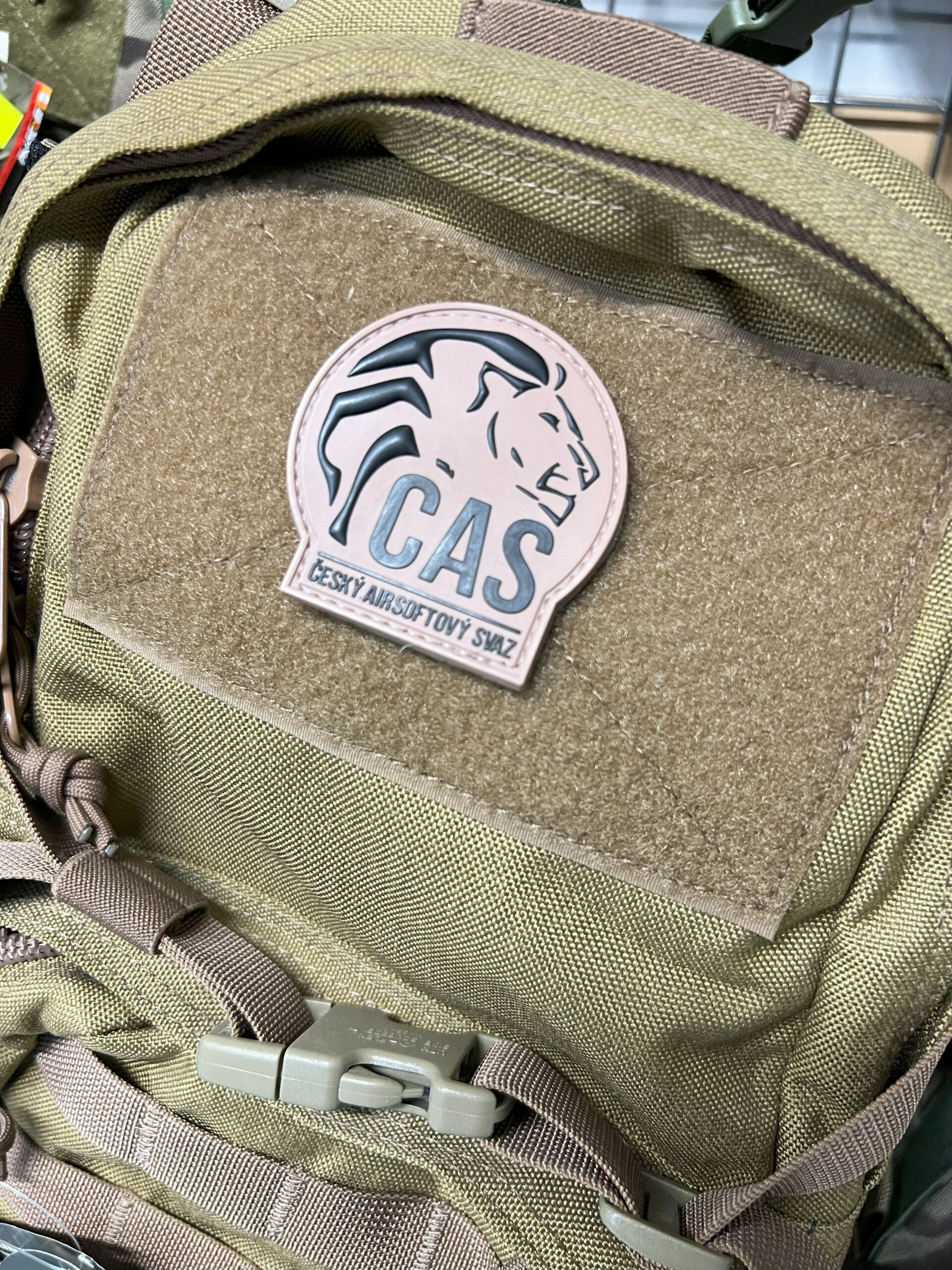 3D PVC Czech Airsoft Association Patch - Tan OD-A-P3DP057-TAN asgbox.pl 3D PVC Czech Airsoft Association Patch - Tan - obrazek 2