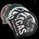3D PVC Czech Airsoft Association Patch - Tan - obrazek 3
