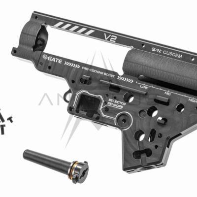 Alternative view of GATE CNC Aluminium Gearbox EON V2 ( 8 mm) - Gray