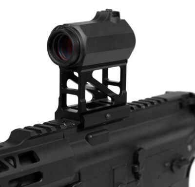 Novritsch High Riser Mount for Red Dot V3 / MAVERICK - Black - obrazek 2