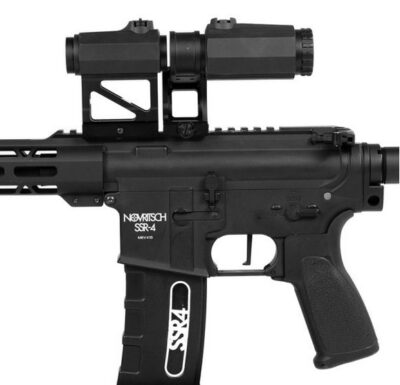 Novritsch High Flip-Up Mount for 30mm Magnifier - Black - obrazek 2