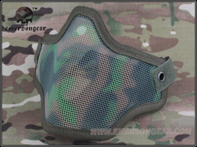 Strike Steel Half Face Mask - OD - CAMO