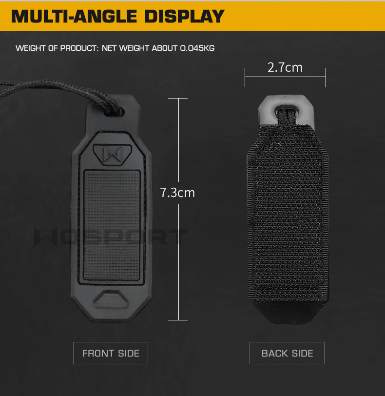 Personalized WoSporT tags (4 pcs) - Olive Drab OD-A-WOSP178-OD asgbox.pl Personalized WoSporT tags (4 pcs) - Olive Drab - obrazek 2