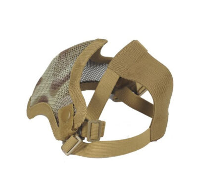 Strike Steel Half Face Mask, TAN - CAMO - obrazek 2