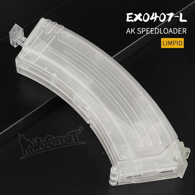 Speedloader type AK, 1000 BBs - Transparent (bright) OD-A-WOSP79-LIM asgbox.pl Speedloader type AK, 1000 BBs - Transparent (bright)