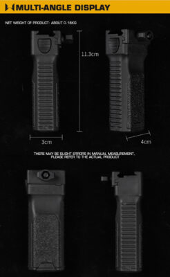 WST Telescopic Bipod Grip 2.0 – Tan - obrazek 4